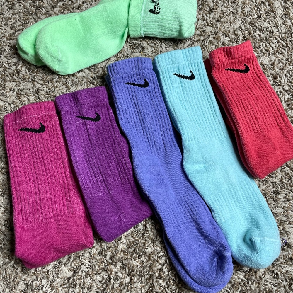 Nike performance colored socks (6pack)